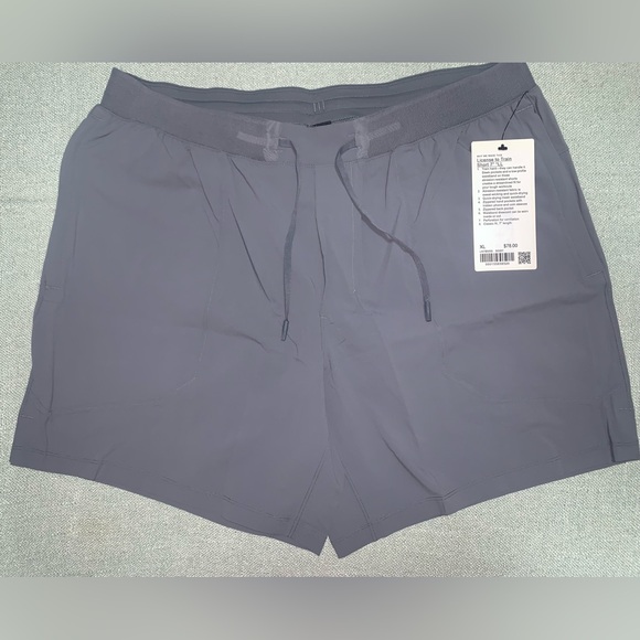 Lululemon NWT License to Train Linerless Short 7" Updated XL Solar Grey - Picture 1 of 12
